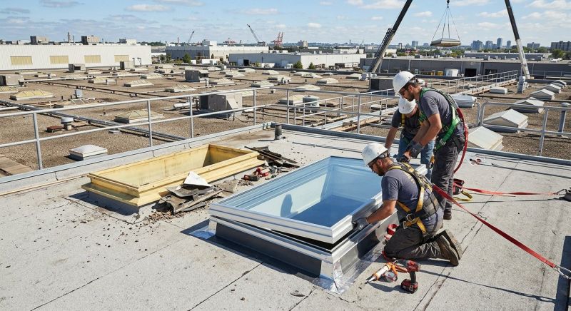 Commercial Skylight Renovation in Bellevue, WA