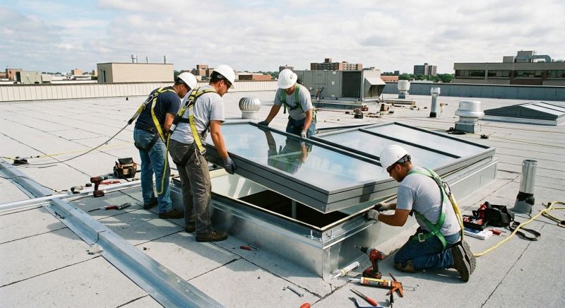 Commercial Skylight Renovation in Puyallup, WA