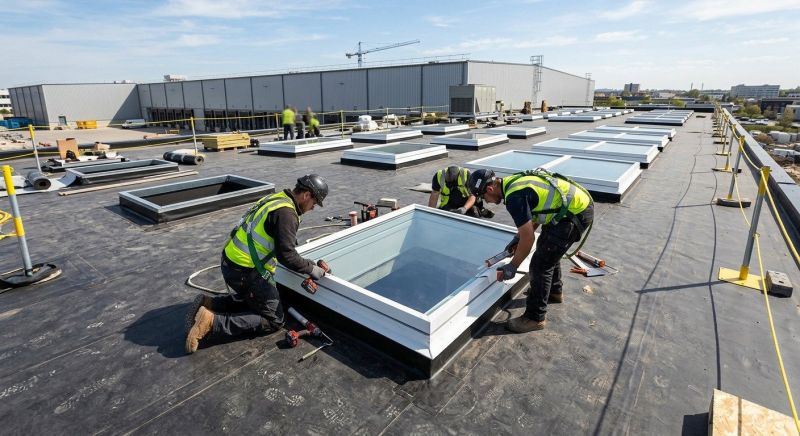 Commercial Skylight Renovation in Tacoma, WA