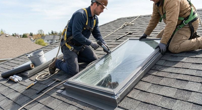 Skylight Glass Repair in Gig Harbor, WA