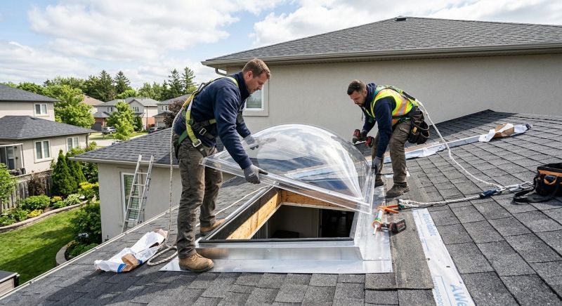 Dome Skylight Installation in Marin County, CA